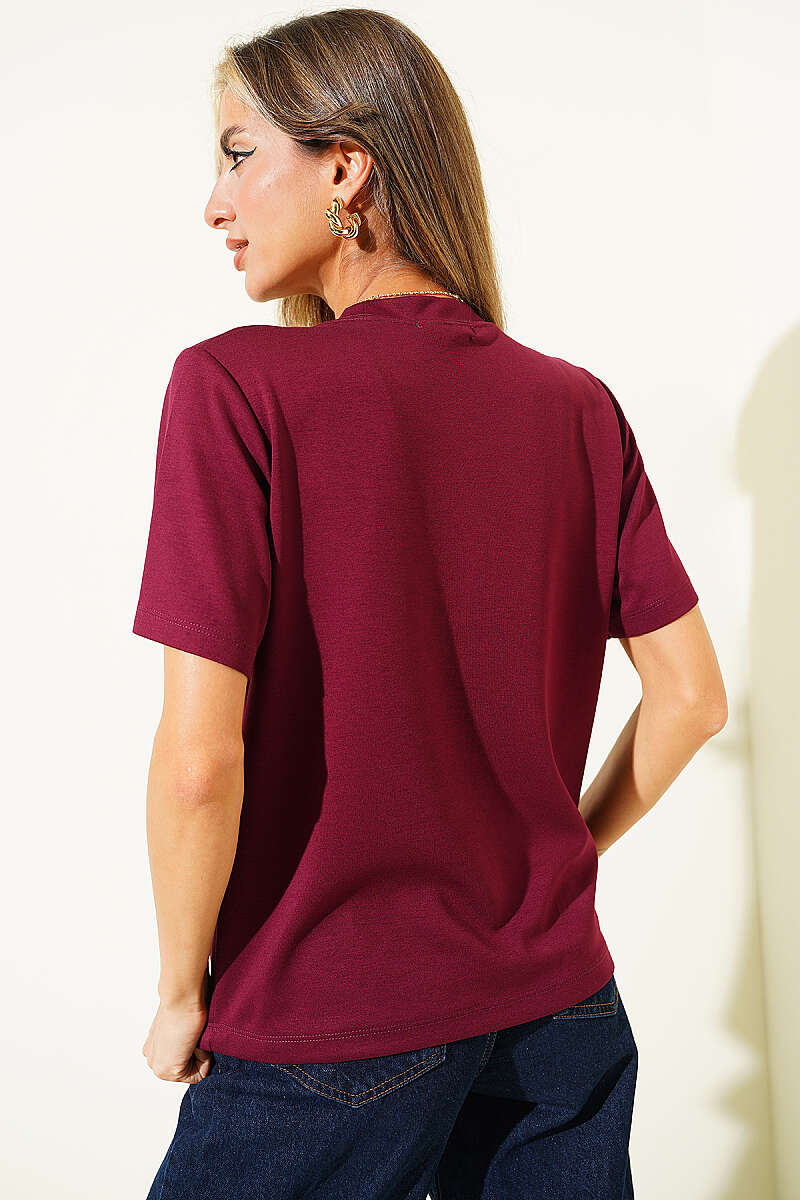 Shouke Kabartmalı T-shirt