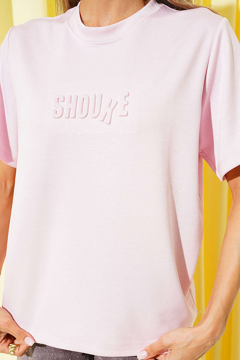 Shouke Kabartmalı T-shirt