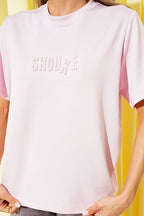 Shouke Kabartmalı T-shirt