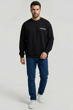 Sırt Baskılı Erkek Sweatshirt