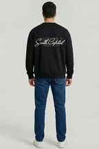 Sırt Baskılı Erkek Sweatshirt
