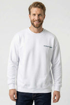 Sırt Ve Yaka Baskılı Erkek Sweatshirt