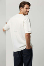 Sırt Yazılı Oversize Erkek T-shirt