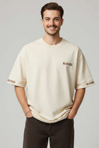 Sırt Yazılı Oversize Erkek T-shirt