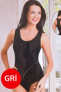 Sırtı Rambo Çıtçıtlı Bayan Body