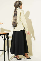 Slim Fit Basic Kısa Gömlek Adaçay