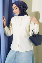 Slim Fit Basic Kısa Gömlek