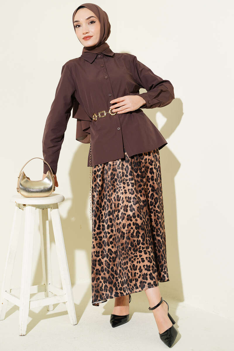 Slim Fit Basic Kısa Gömlek