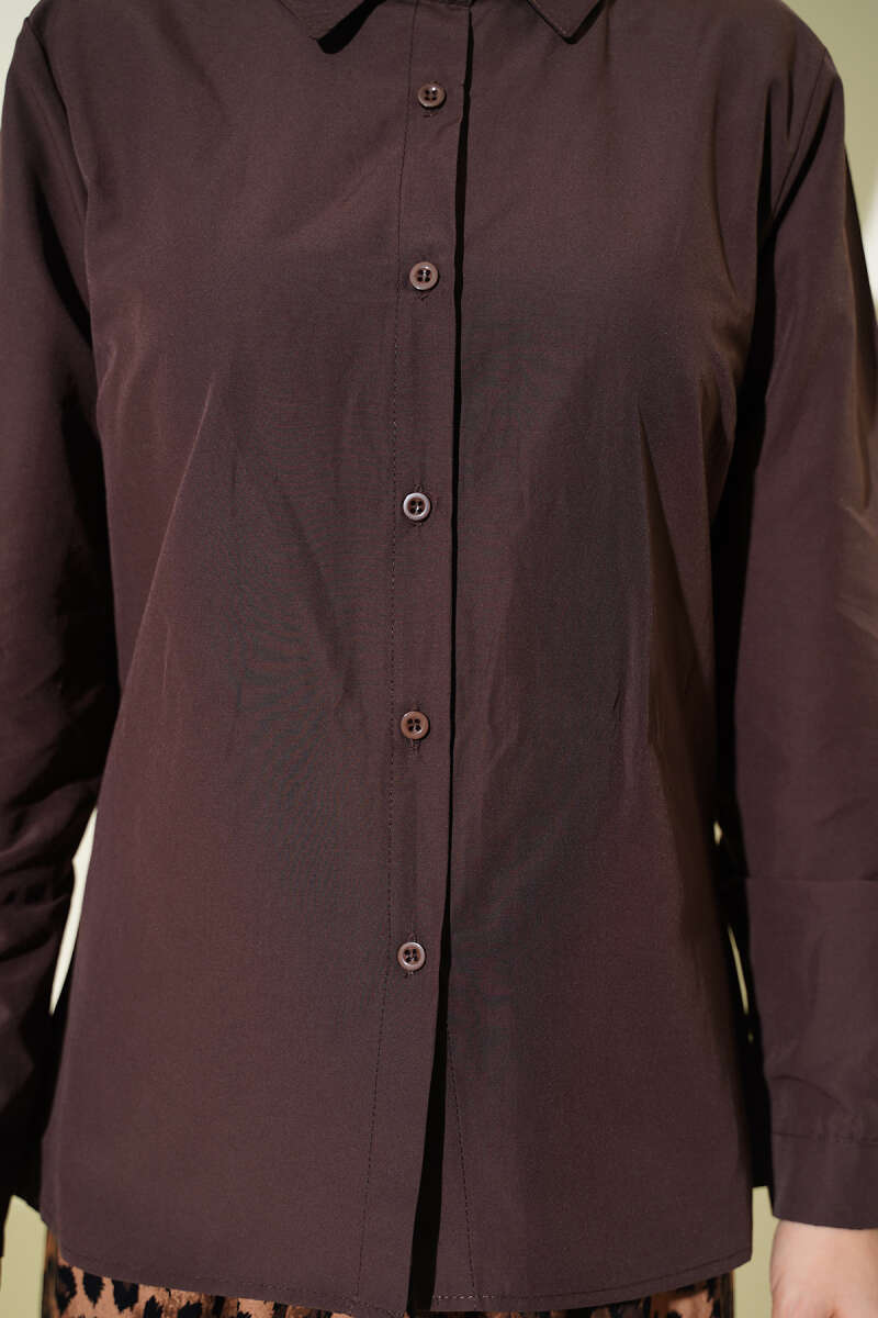 Slim Fit Basic Kısa Gömlek