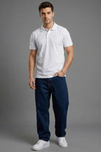 Slim Fit Yaka Düğmeli Erkek T-shirt