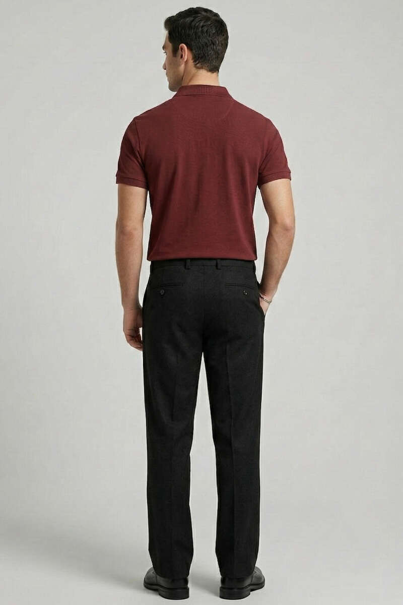 Slim Fit Yaka Düğmeli Erkek T-shirt