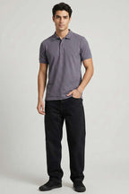 Slim Fit Yaka Düğmeli Erkek T-shirt