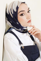 Soft Floral Baskılı Pamuklu Eşarp