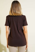 Special Mini Taş Baskılı T-shirt