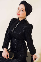 Taş Detaylı Elbise