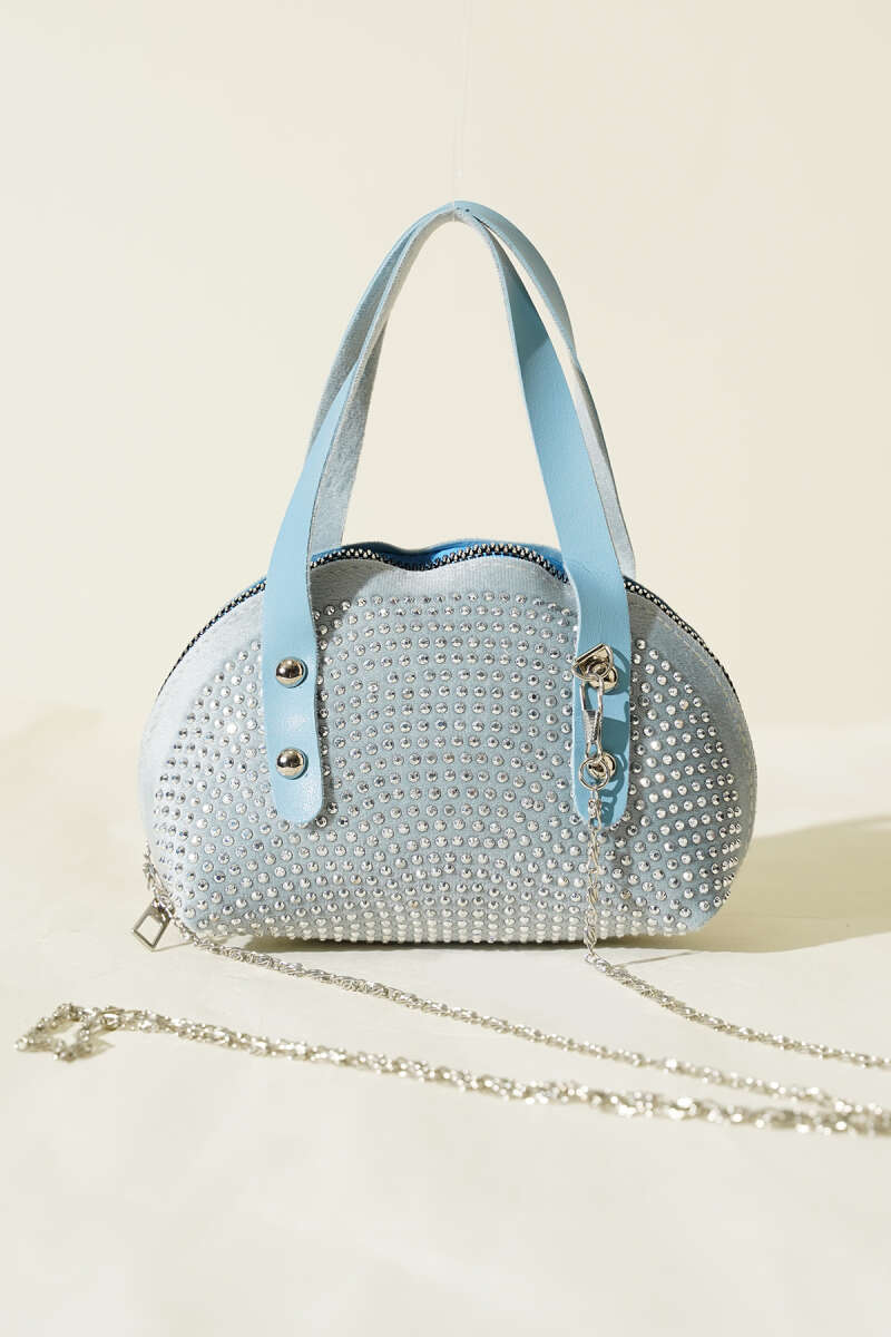 Stone Embroidered Mini Bag