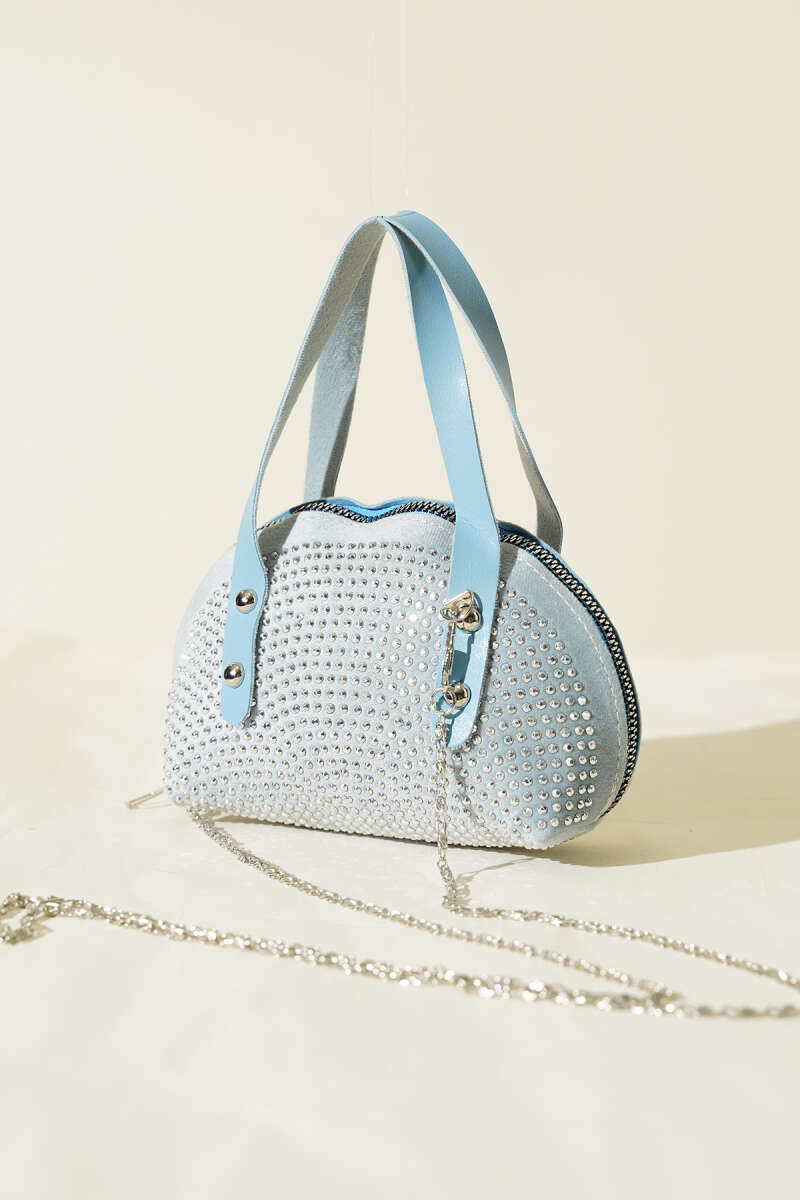 Stone Embroidered Mini Bag