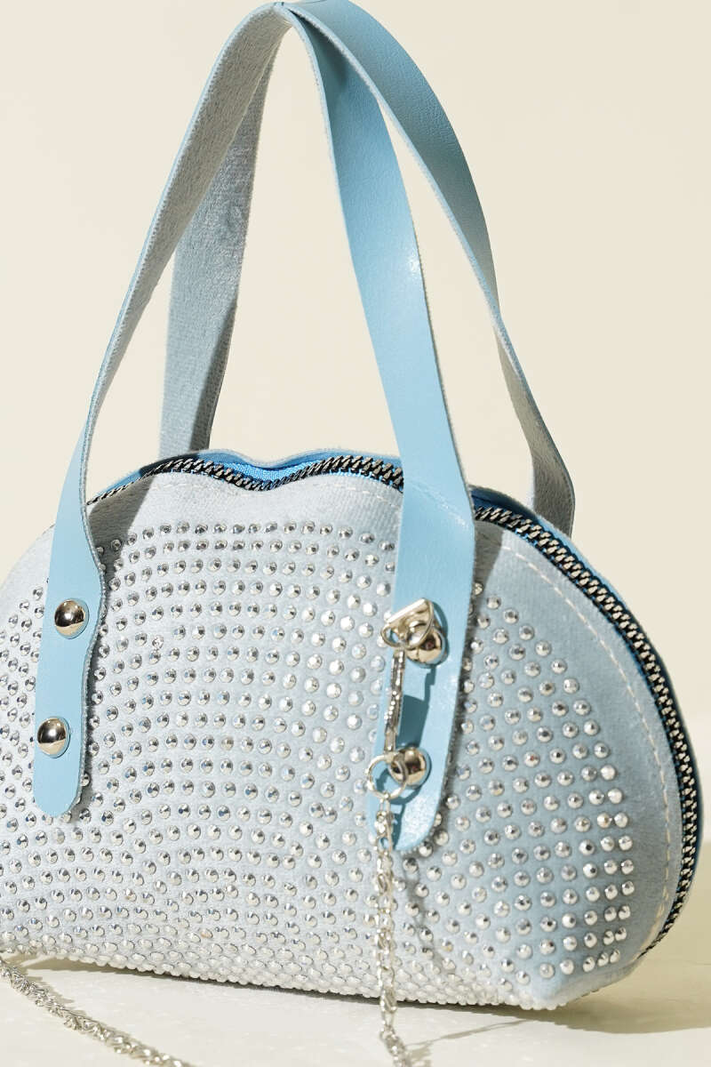 Stone Embroidered Mini Bag