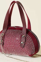 Stone Embroidered Mini Bag
