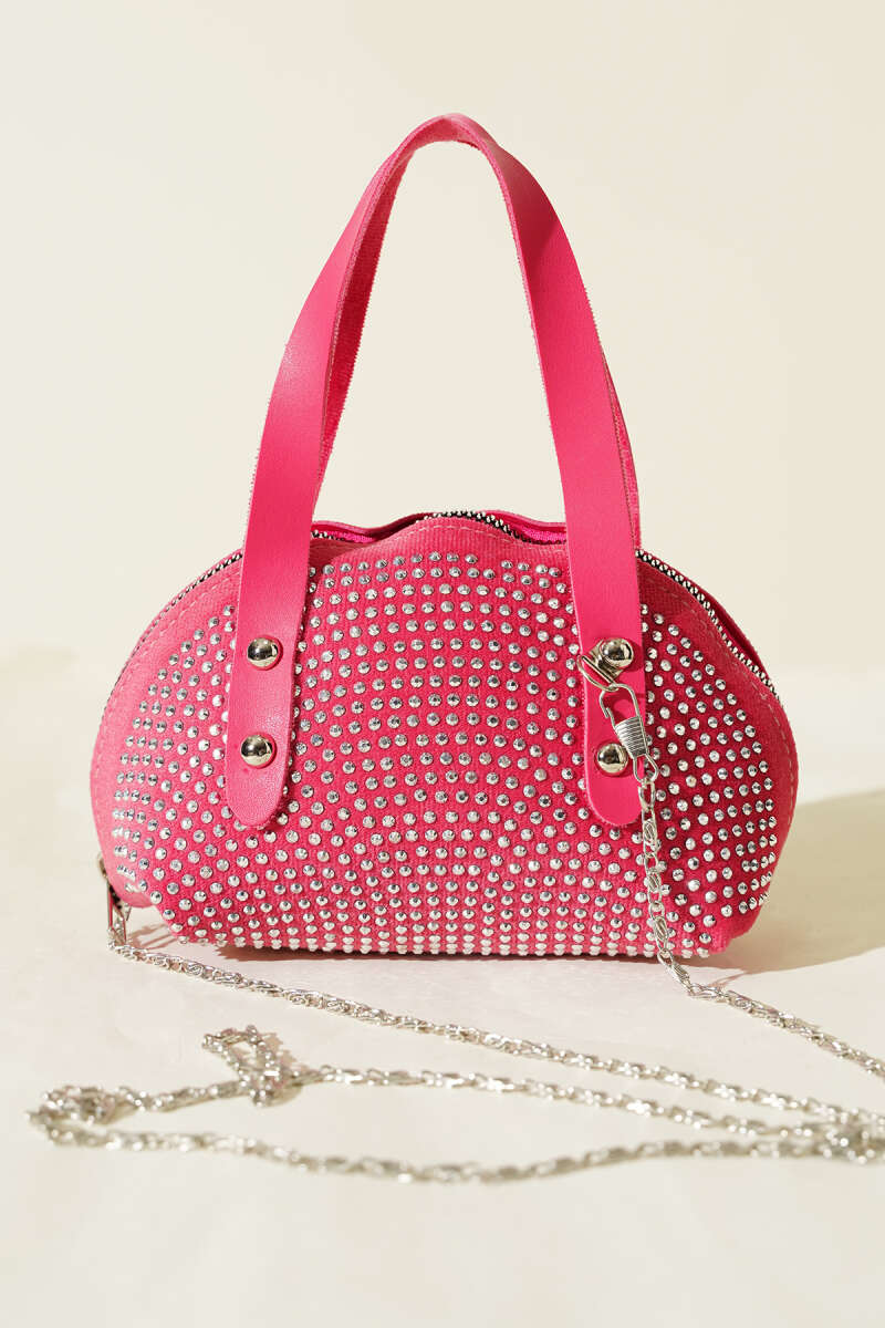 Stone Embroidered Mini Bag