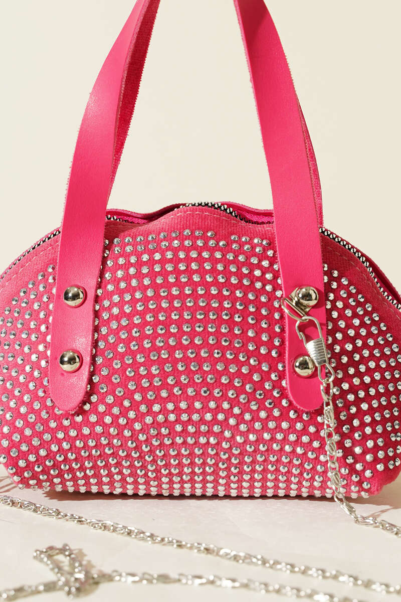 Stone Embroidered Mini Bag