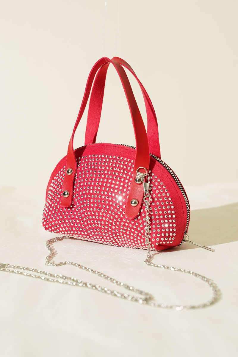 Stone Embroidered Mini Bag