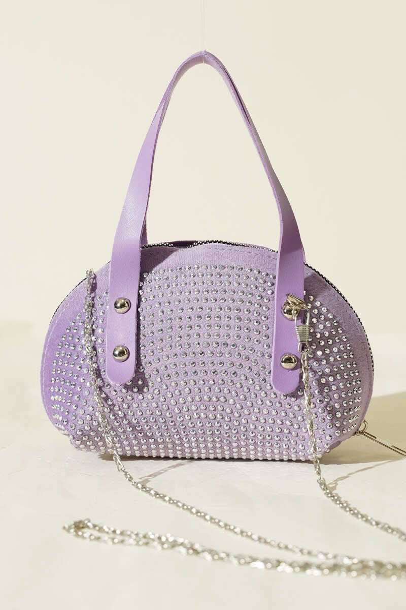 Stone Embroidered Mini Bag