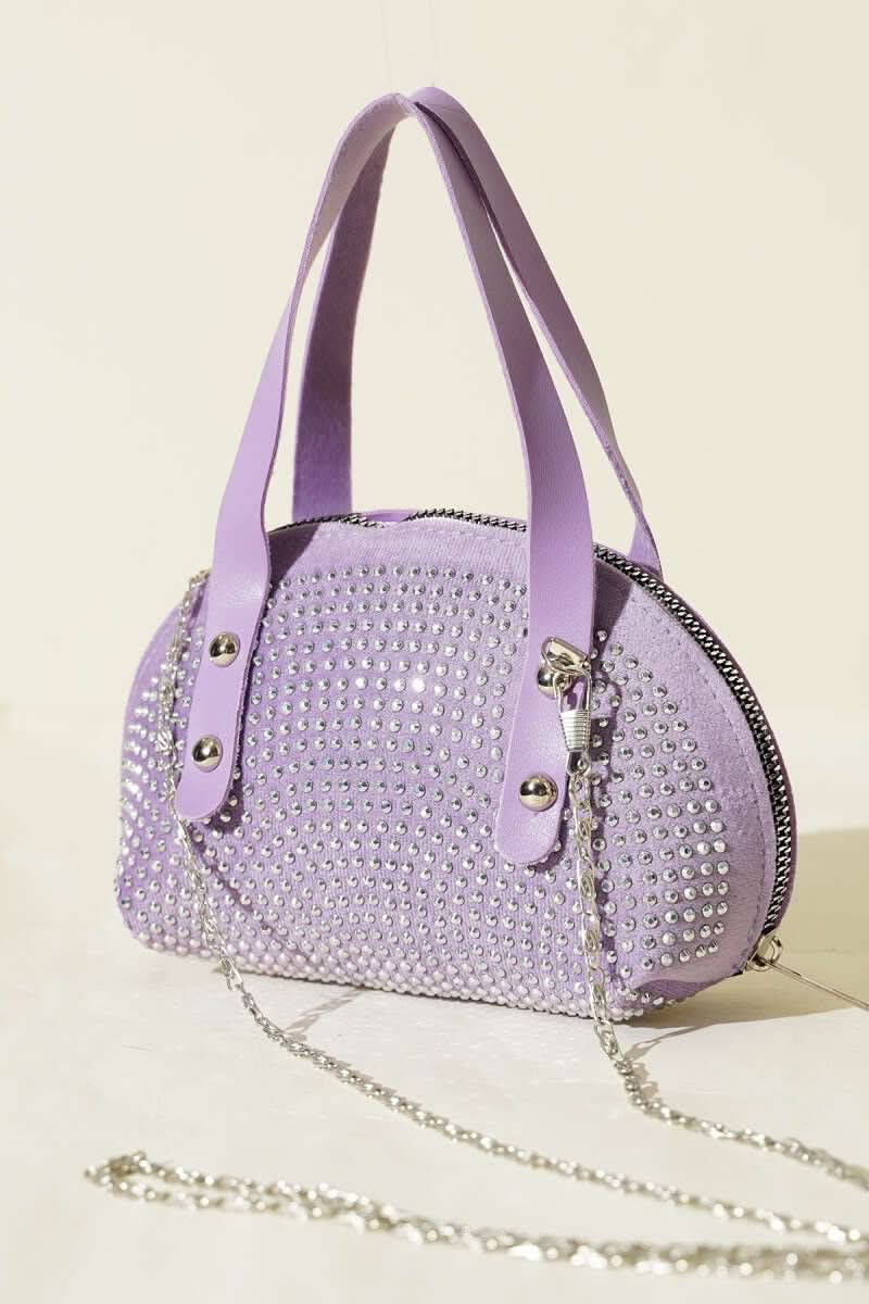 Stone Embroidered Mini Bag