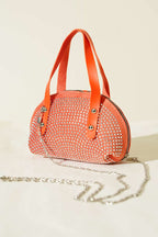 Stone Embroidered Mini Bag