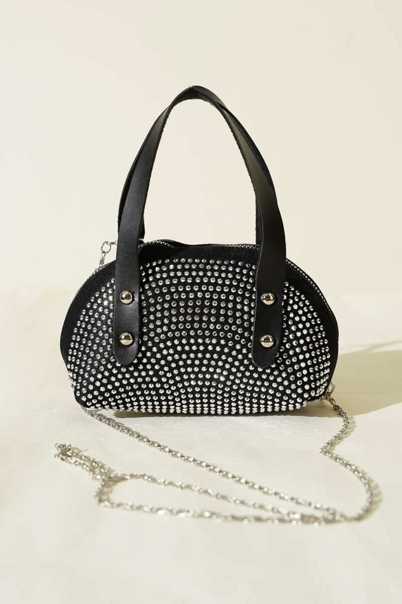 Stone Embroidered Mini Bag