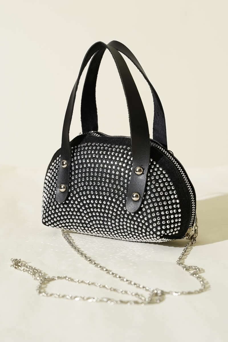 Stone Embroidered Mini Bag