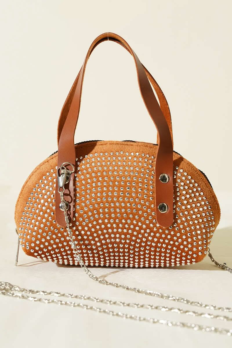 Stone Embroidered Mini Bag