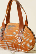 Stone Embroidered Mini Bag