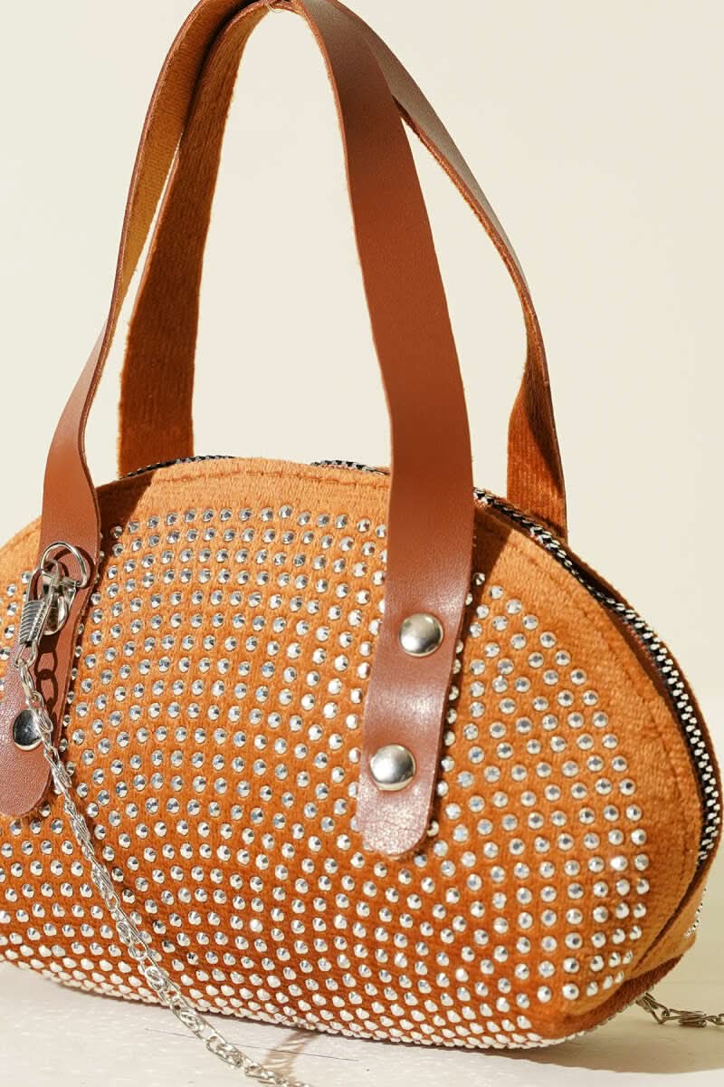 Stone Embroidered Mini Bag