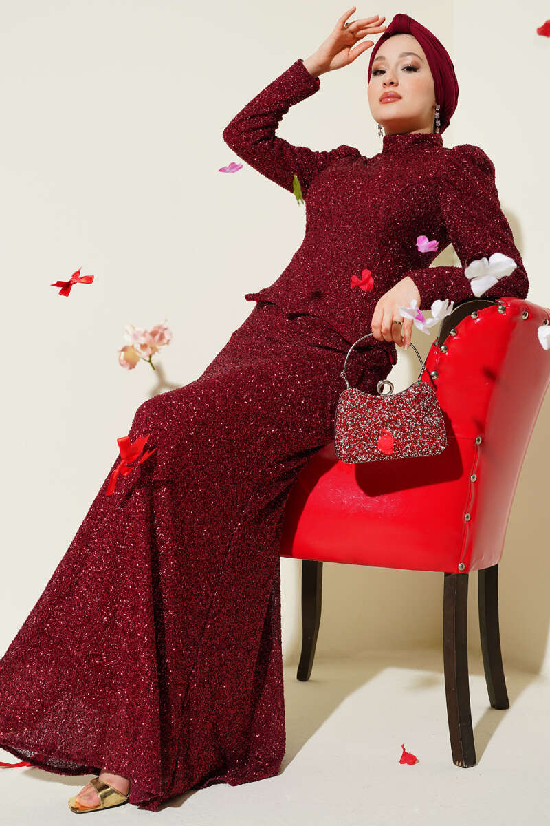 Taşlı Balık Model Abiye İkili Takım
