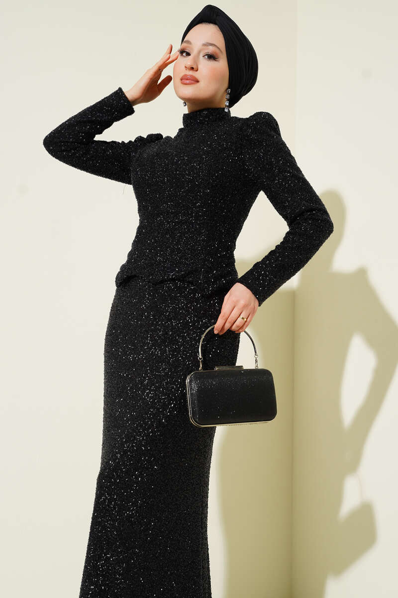 Taşlı Balık Model Abiye İkili Takım