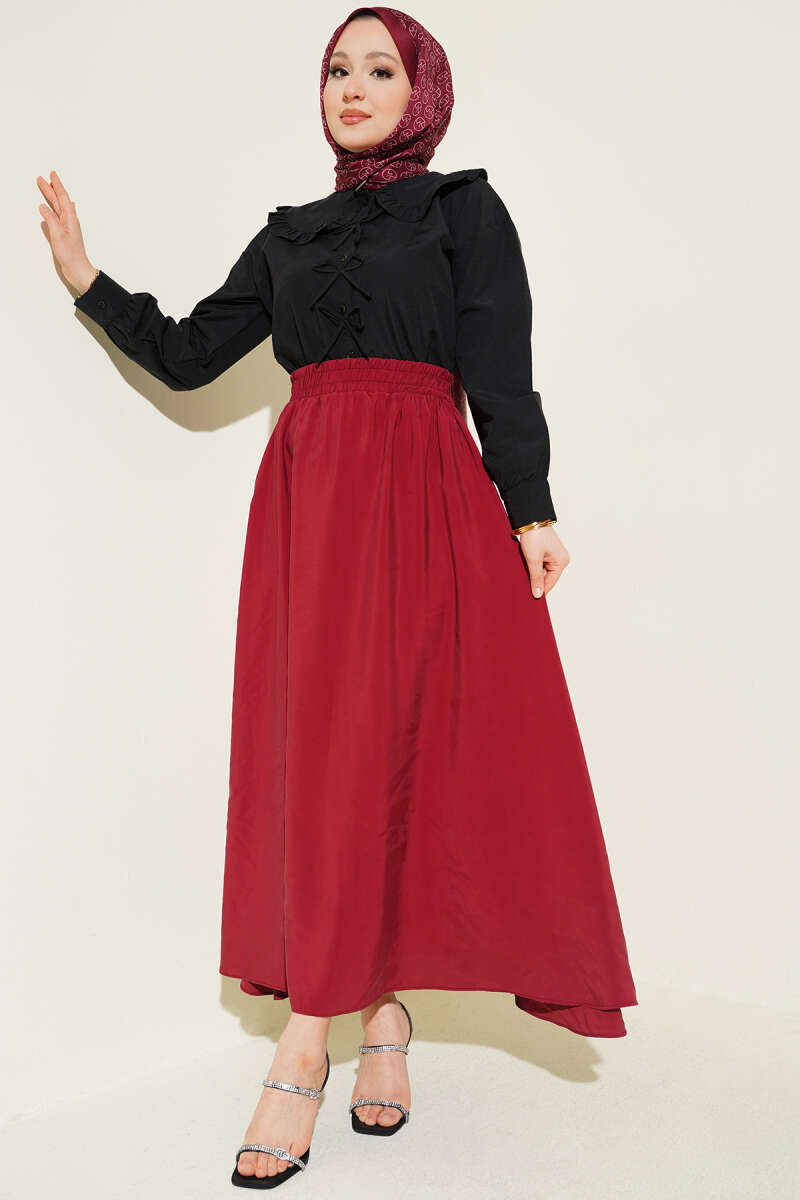 Tensel Cepli Kloş Etek