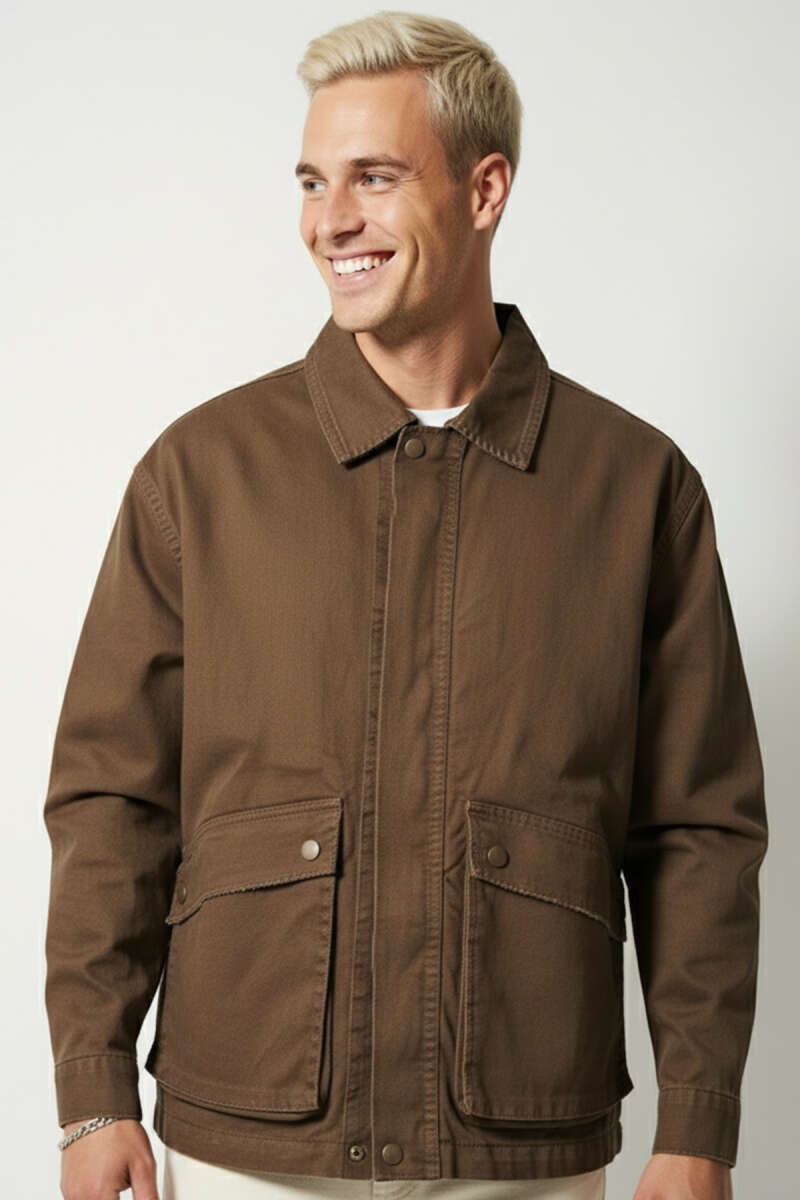 Torba Cep Gabardin Erkek Ceket