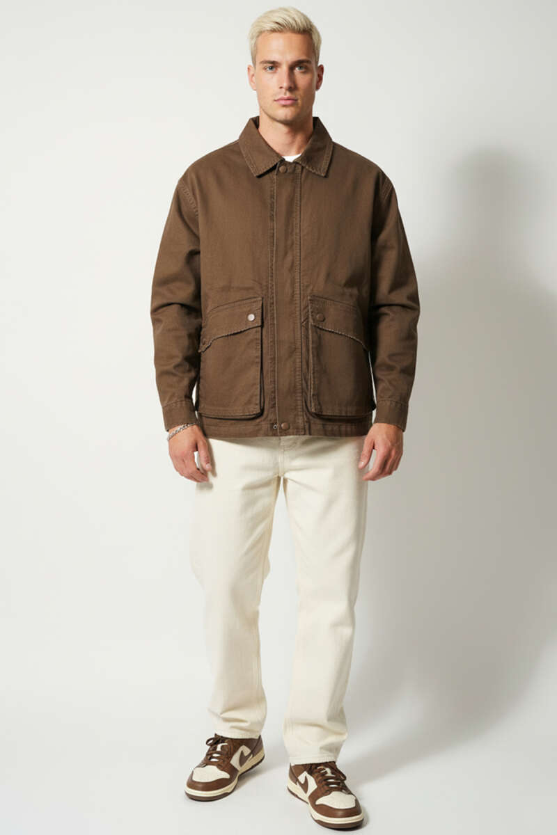 Torba Cep Gabardin Erkek Ceket
