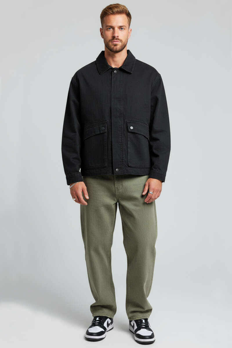 Torba Cep Gabardin Erkek Ceket