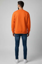 Üç İplik Bisiklet Yaka Erkek Sweatshirt