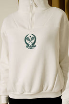 Üç İplik Dik Yaka Sweatshirt