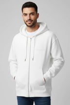 Üç İplik Fermuarlı Erkek Sweatshirt