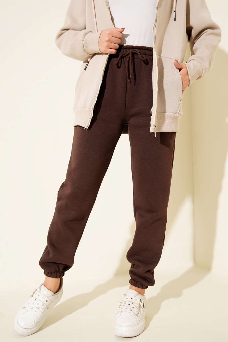 Üç İplik Lastikli Jogger Pantolon