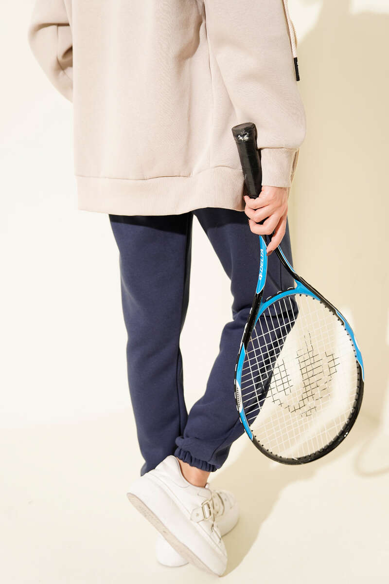 Üç İplik Lastikli Jogger Pantolon