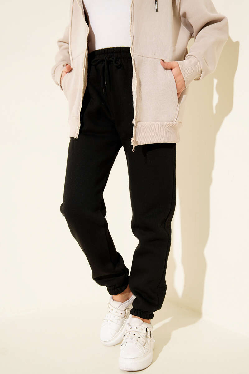 Üç İplik Lastikli Jogger Pantolon