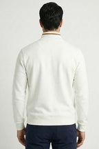 Üç İplik Yarım Fermuarlı Erkek Sweatshirt