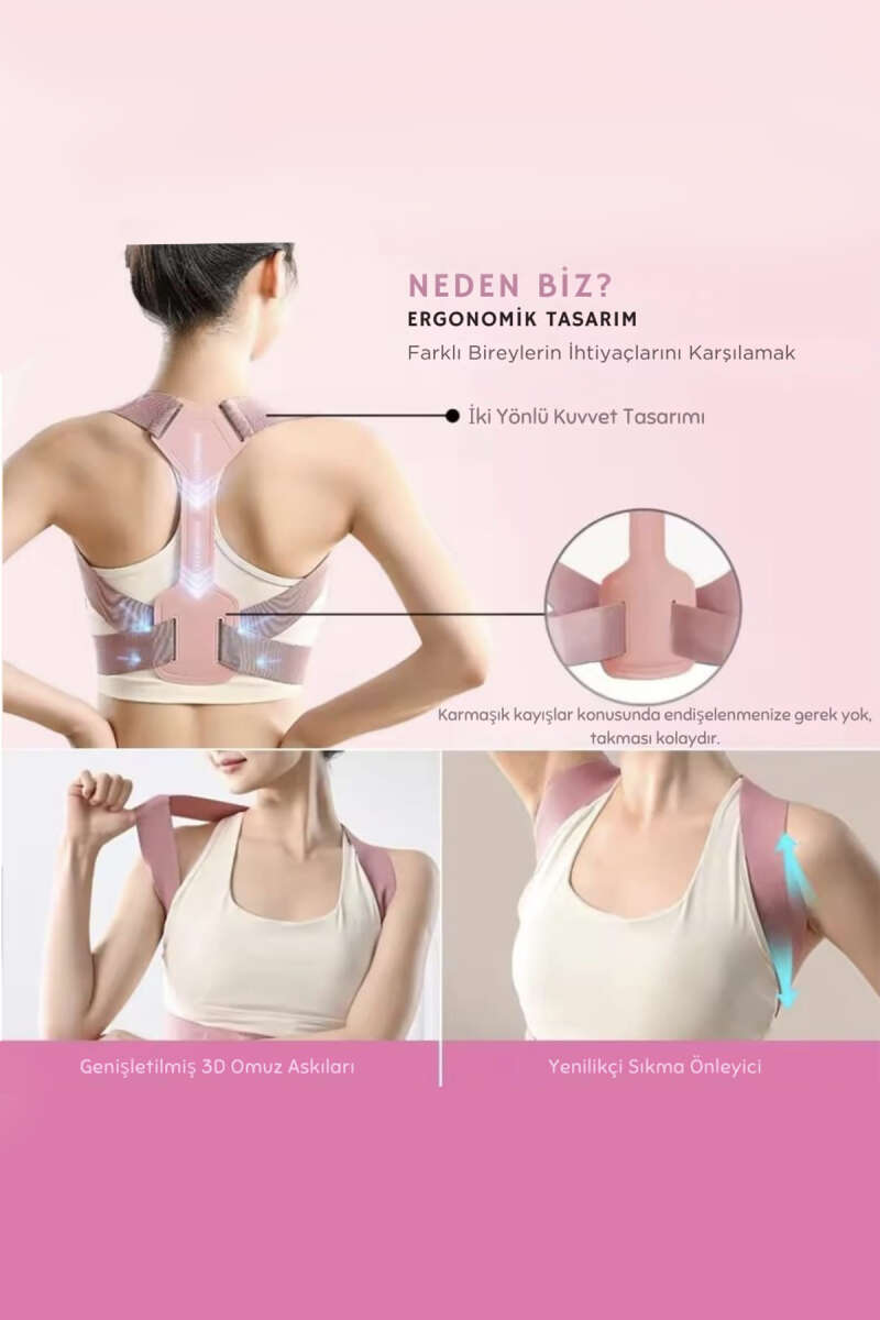 Unisex Adjustable Upright Posture Brace
