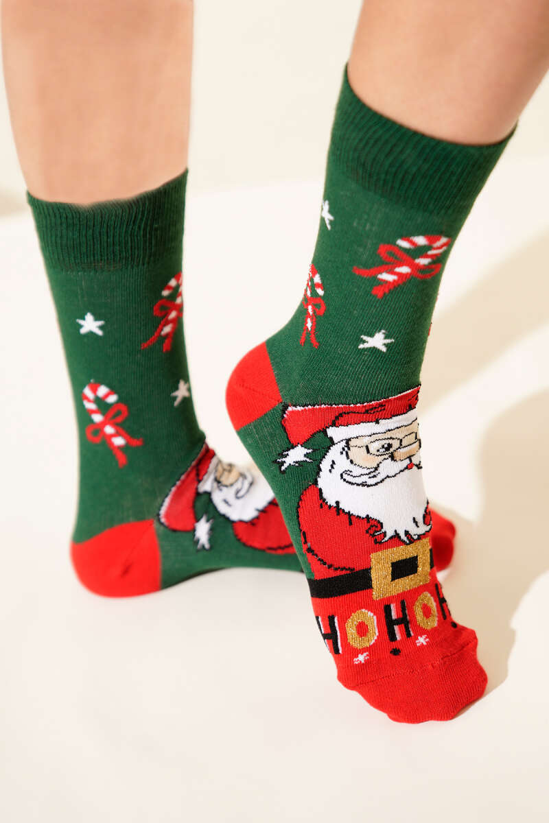 Unisex Yılbaşı Soket Çorap