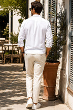 Uzun Kollu Slim Fit Düz Erkek Gömlek
